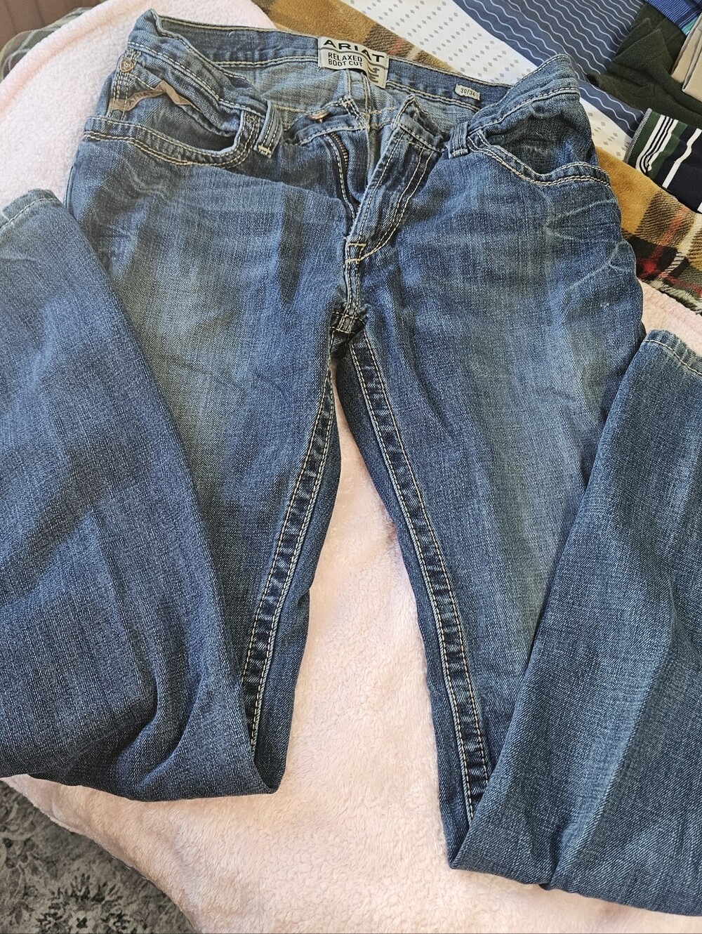 Ariat Men's Medium Blue Bootcut Jeans